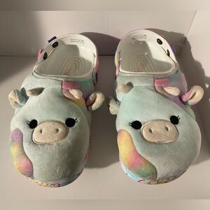 Squishmallow cow crocs